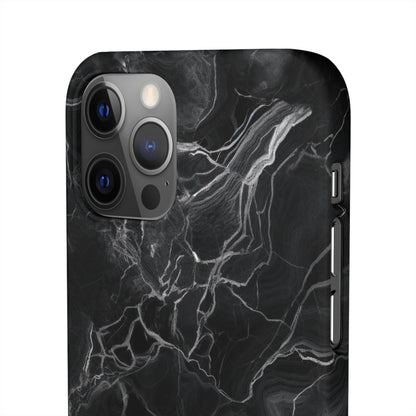 Dark Marble - iPhone Snap Case