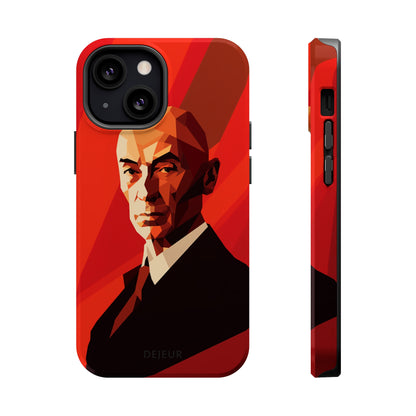 Oppenheimer Minimalist Portrait - iPhone MagSafe Tough Case