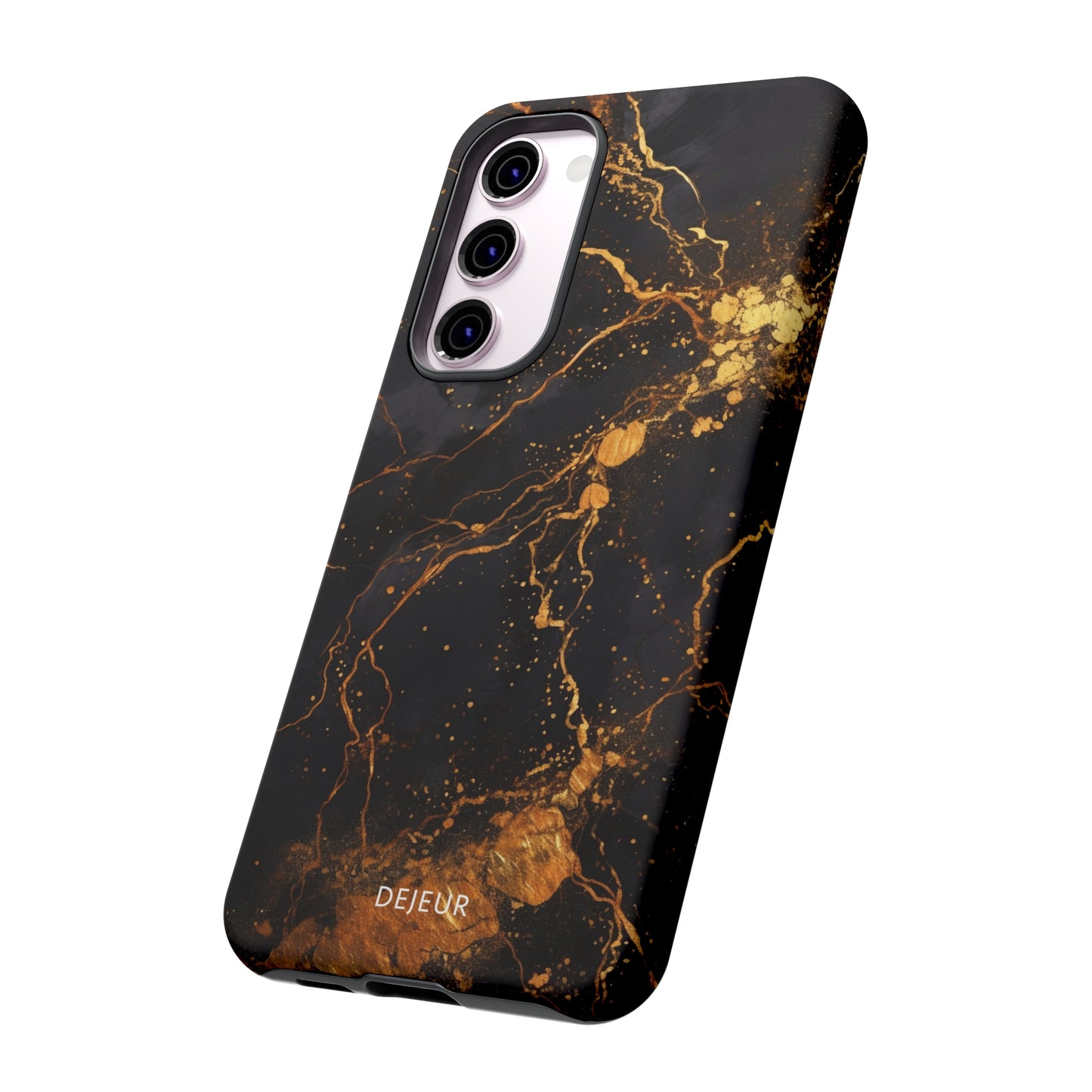 Dark Gold Amber Marble - Samsung Galaxy Tough Case