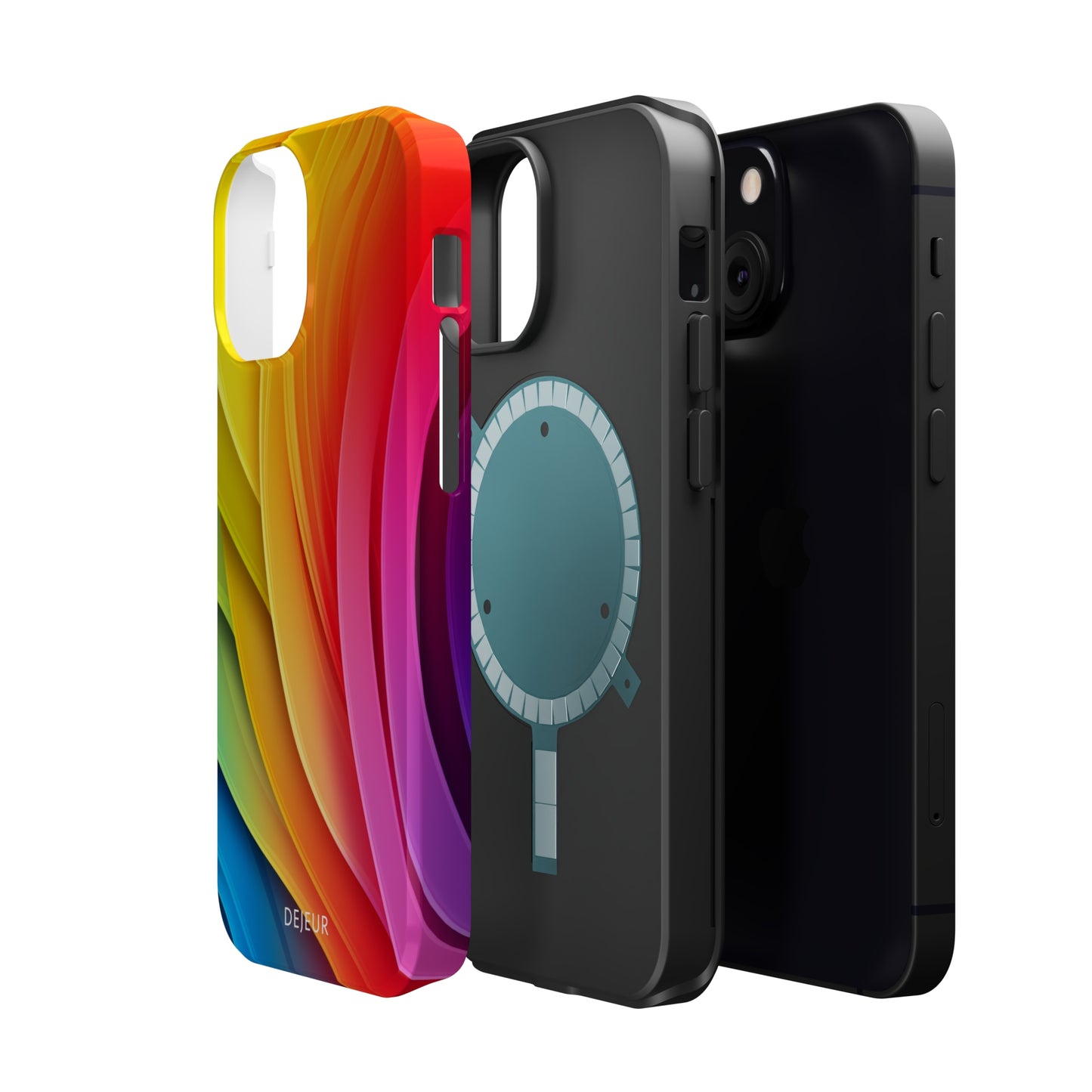 Rainbow Layers - iPhone MagSafe Tough Case