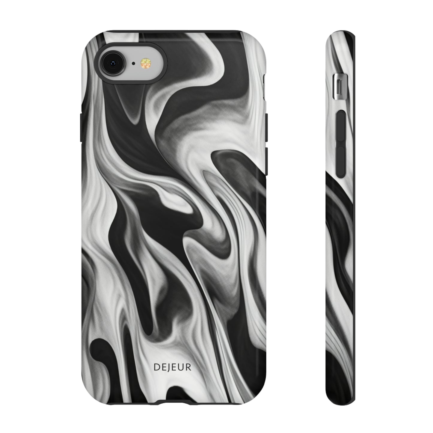 Misty Waves Monochrome - iPhone Tough Case