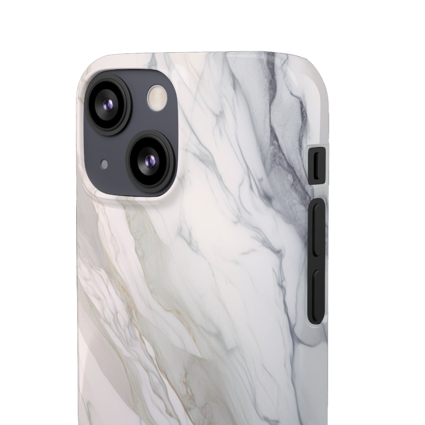 Light Cloud Marble - iPhone Snap Case