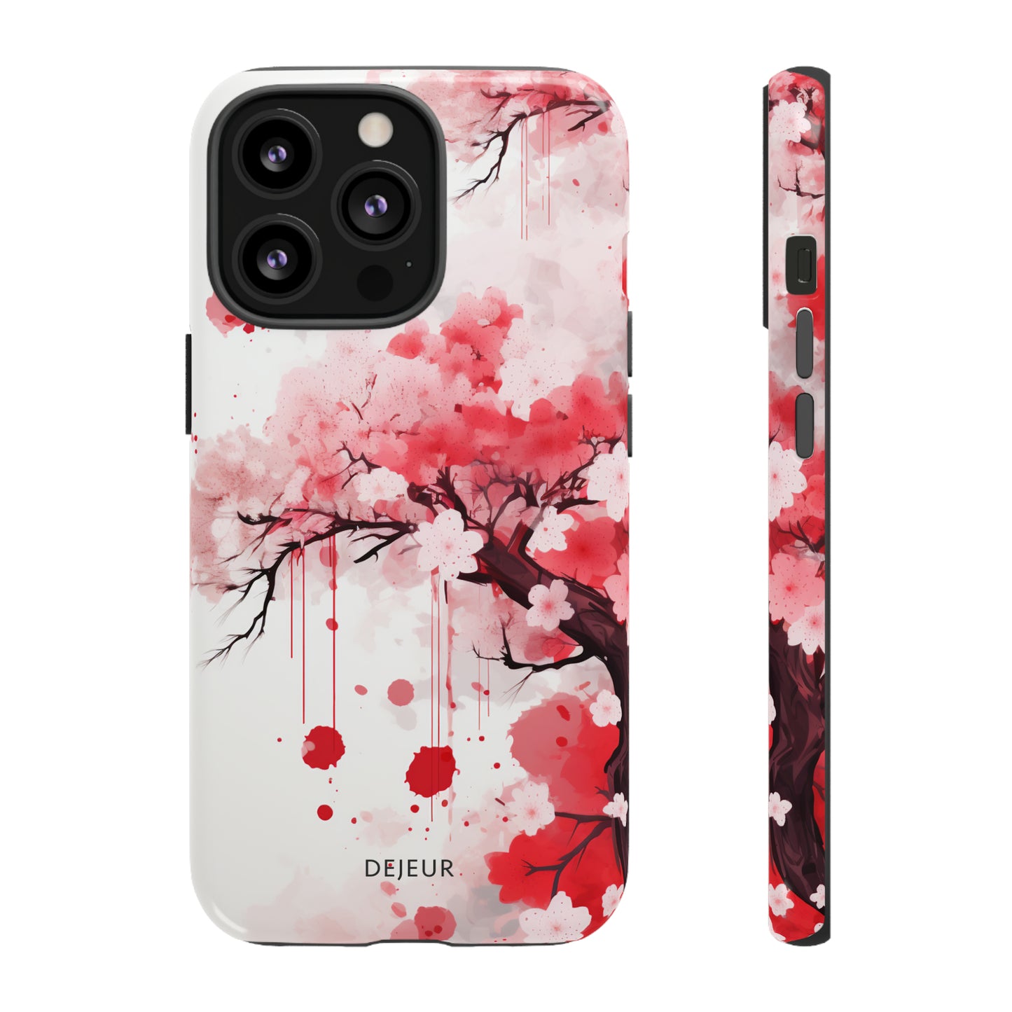 Cherry Blossom Painting - iPhone Tough Case