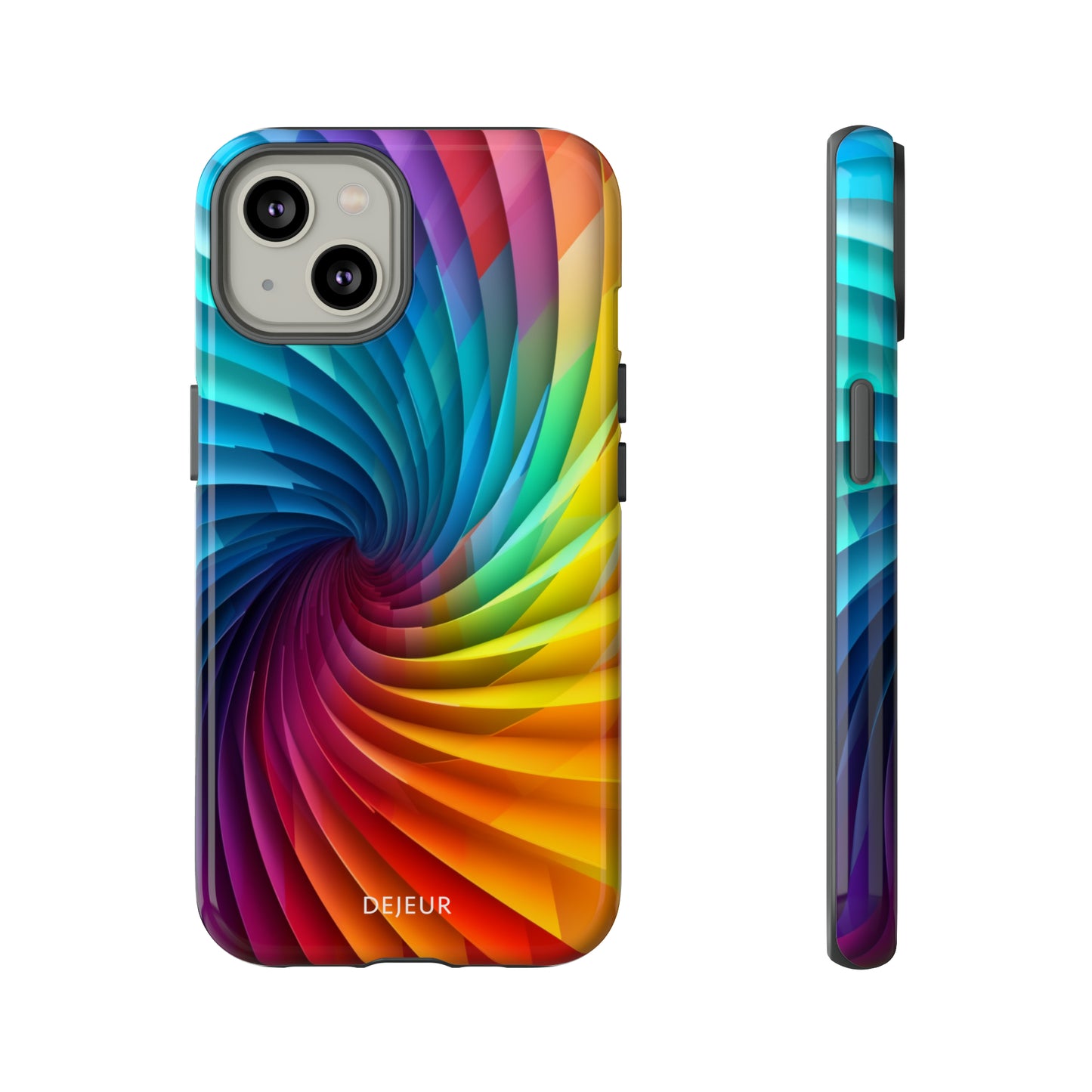 Rainbow Spiral - iPhone Tough Case