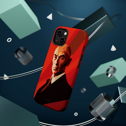 Oppenheimer Minimalist Portrait - iPhone MagSafe Tough Case