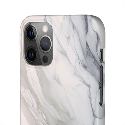 Light Cloud Marble - iPhone Snap Case