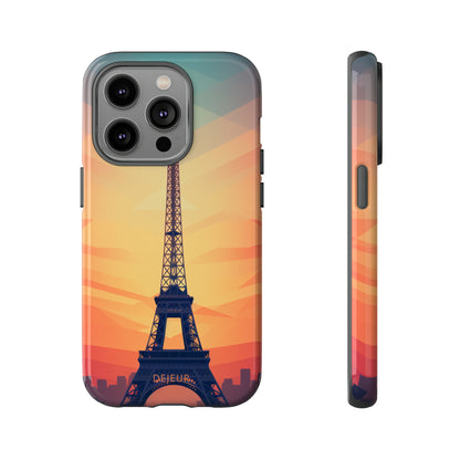 Eiffel Tower Sunset - iPhone Tough Case