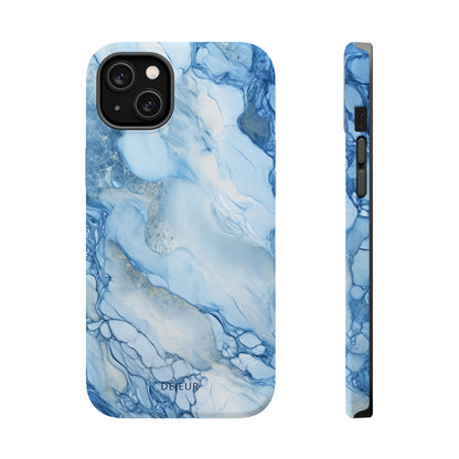 Sky Blue Marble - iPhone MagSafe Tough Case