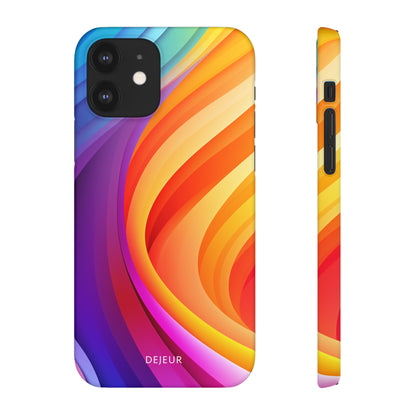 Rainbow Waves - iPhone Snap Case