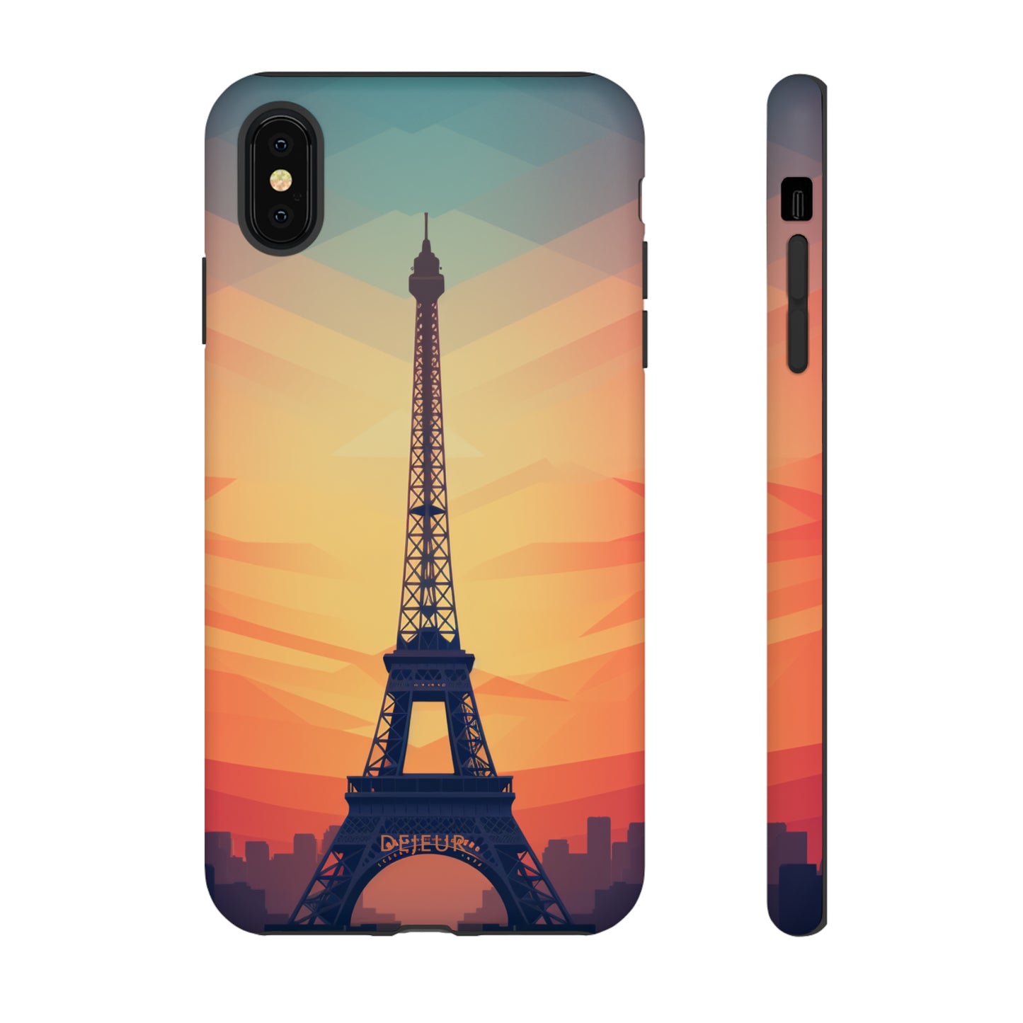 Eiffel Tower Sunset - iPhone Tough Case