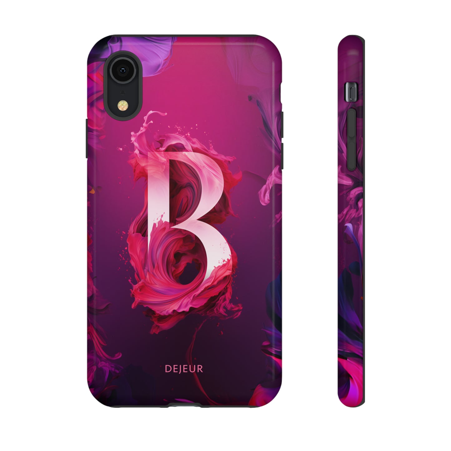 B Pink Splash - iPhone Tough Case