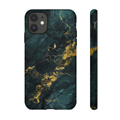 Gold Shadow Marble - iPhone Tough Case