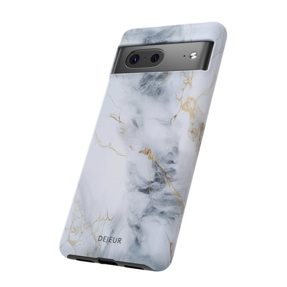 White Gold Marble - Google Pixel Tough Case