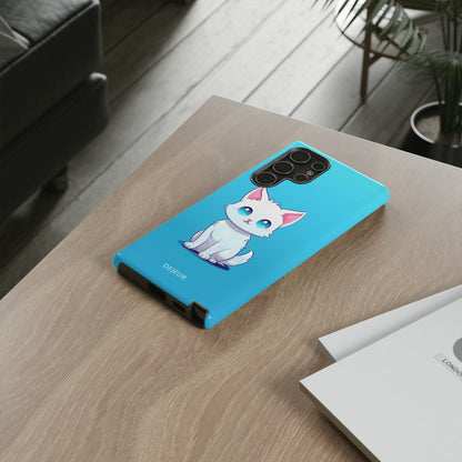 Blue Eyed Cutey Cat - Samsung Galaxy Tough Case