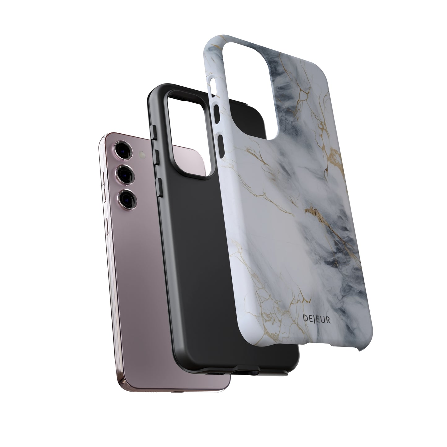 White Gold Marble - Samsung Galaxy Tough Case