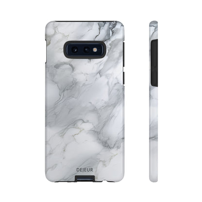 Platinum Silver Marble - Samsung Galaxy Tough Case