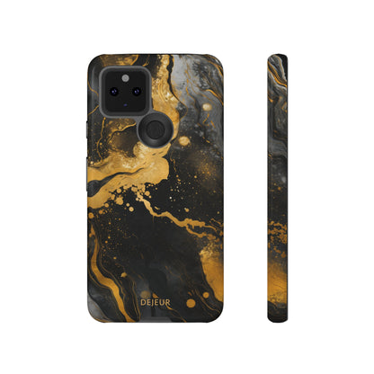 Gold & Black Marble - Google Pixel Tough Case