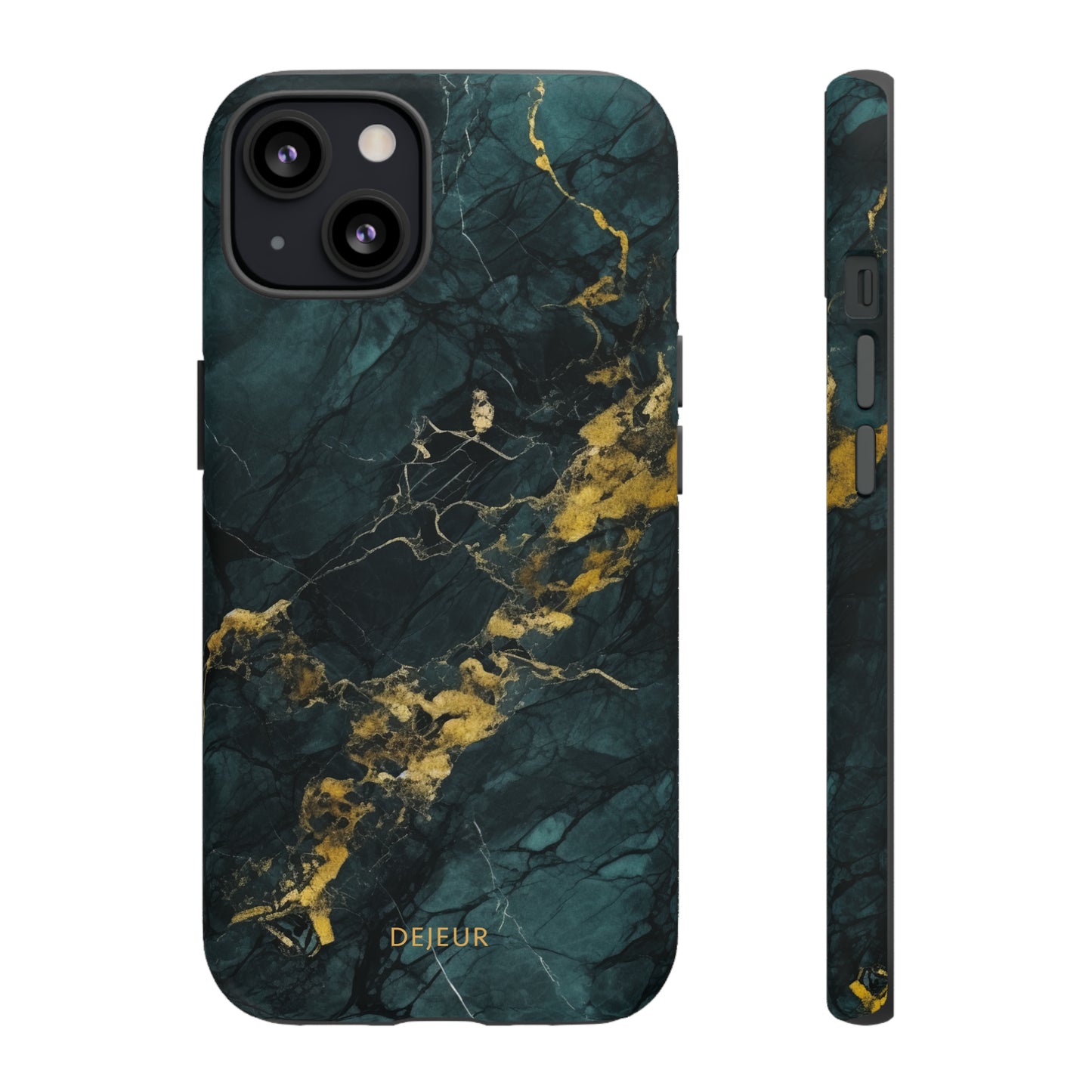 Gold Shadow Marble - iPhone Tough Case