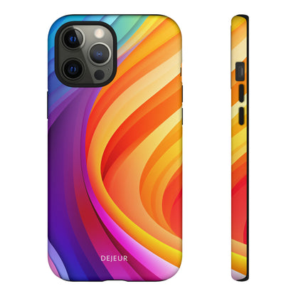 Rainbow Waves - iPhone Tough Case