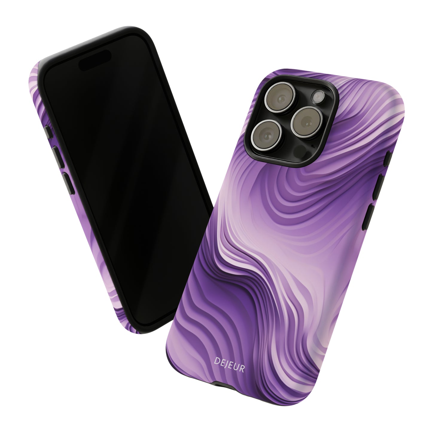 Violet Waves - iPhone Tough Case