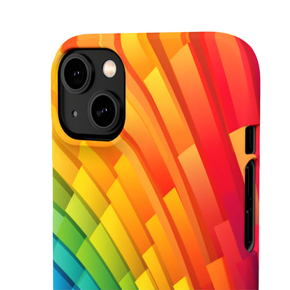 Rainbow Bars - iPhone Snap Case