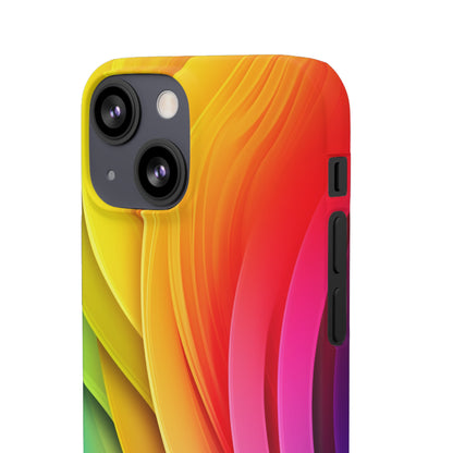 Rainbow Layers - iPhone Snap Case