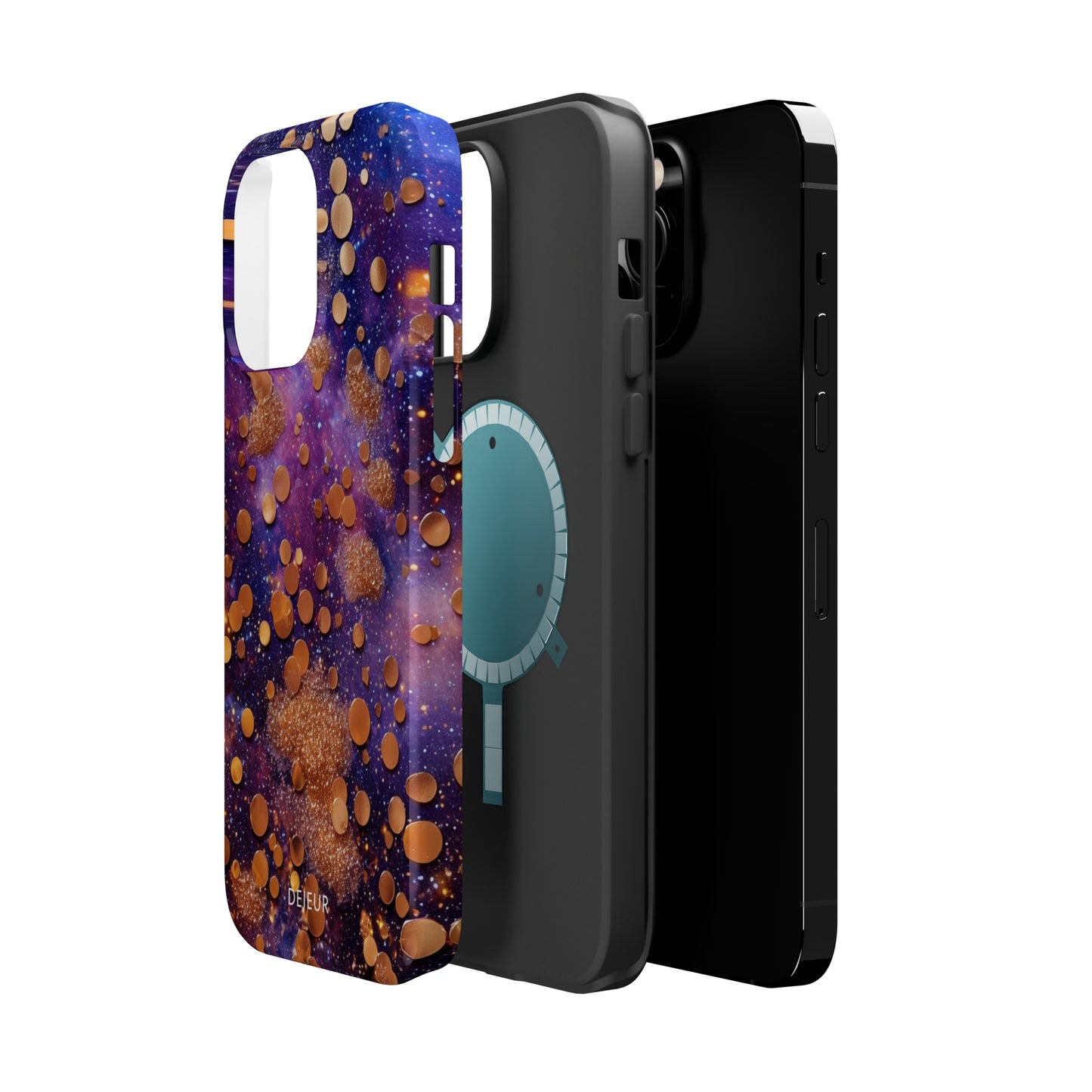 Cosmic Glitter Circles - iPhone MagSafe Tough Case