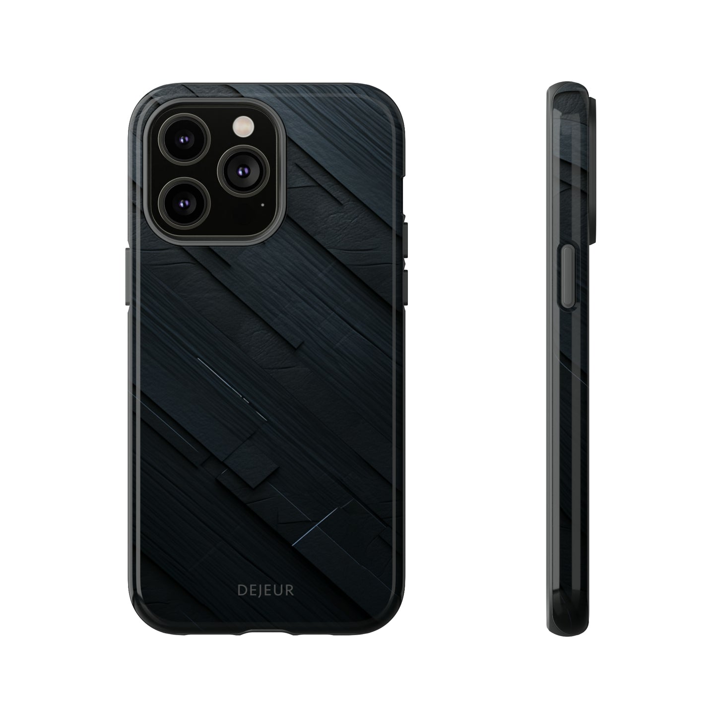 Synthetic Black Graphite - iPhone Tough Case