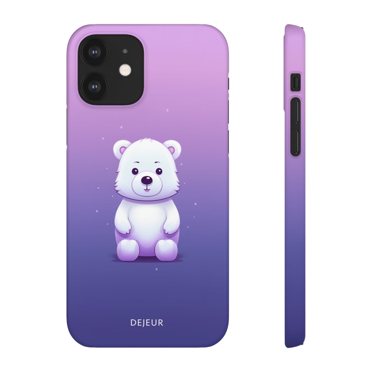 Violet Bear - iPhone Snap Case