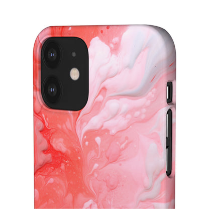 Rose Pink Marble - iPhone Snap Case