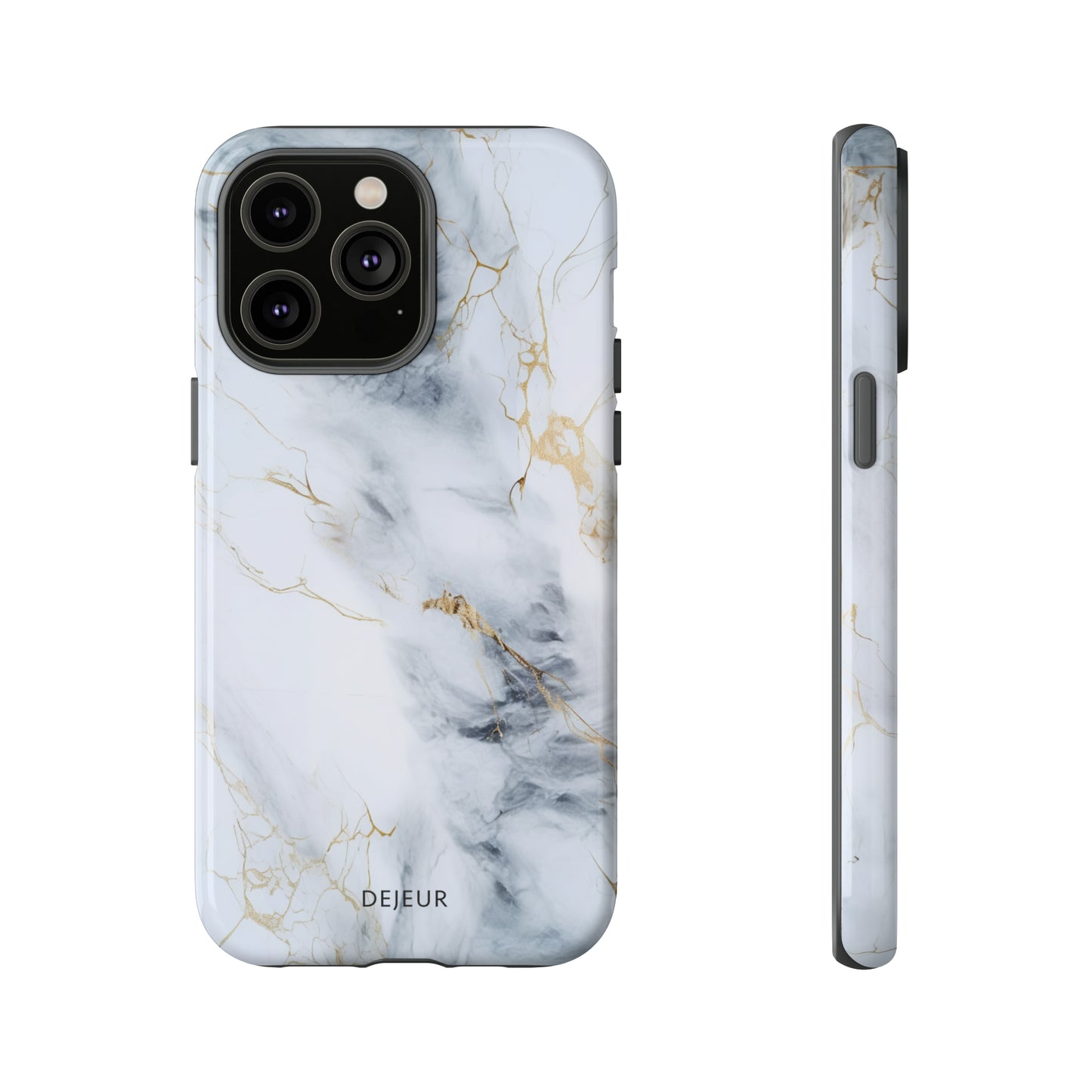 White Gold Marble - iPhone Tough Case