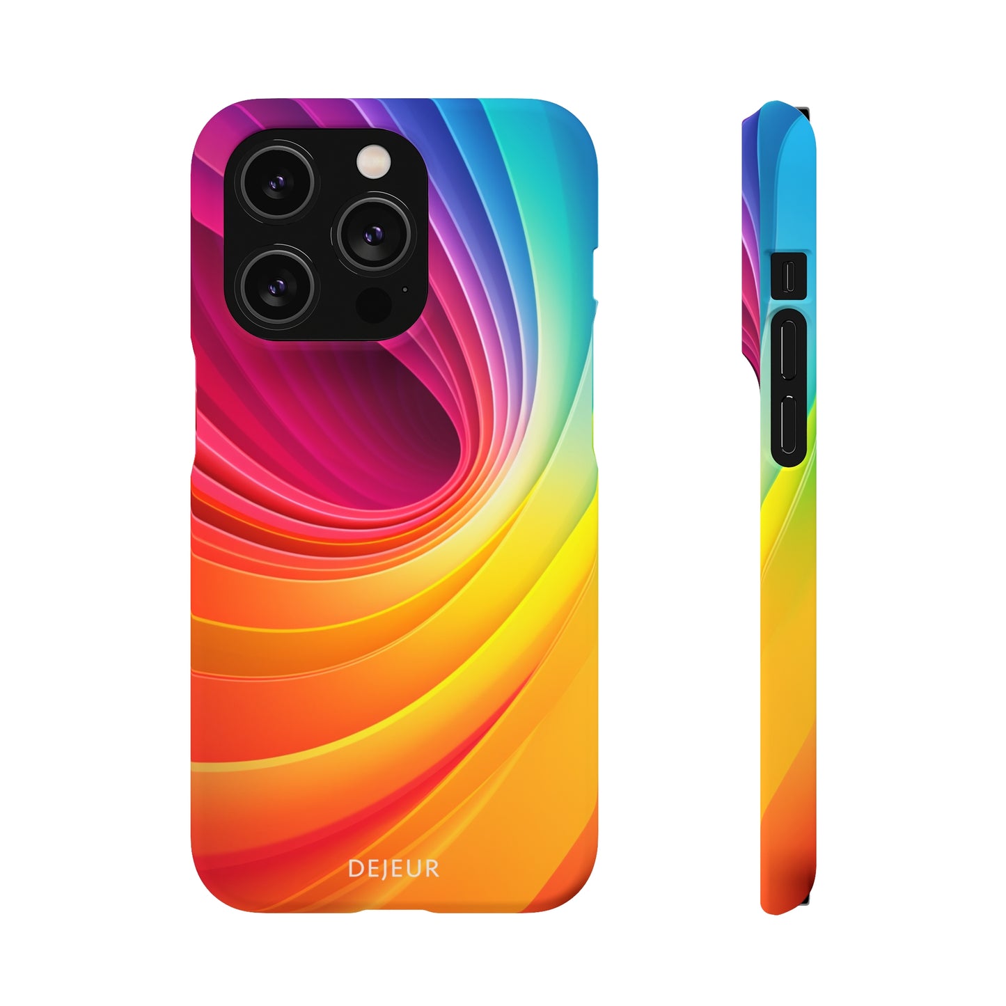 Rainbow Swirl - iPhone Snap Case