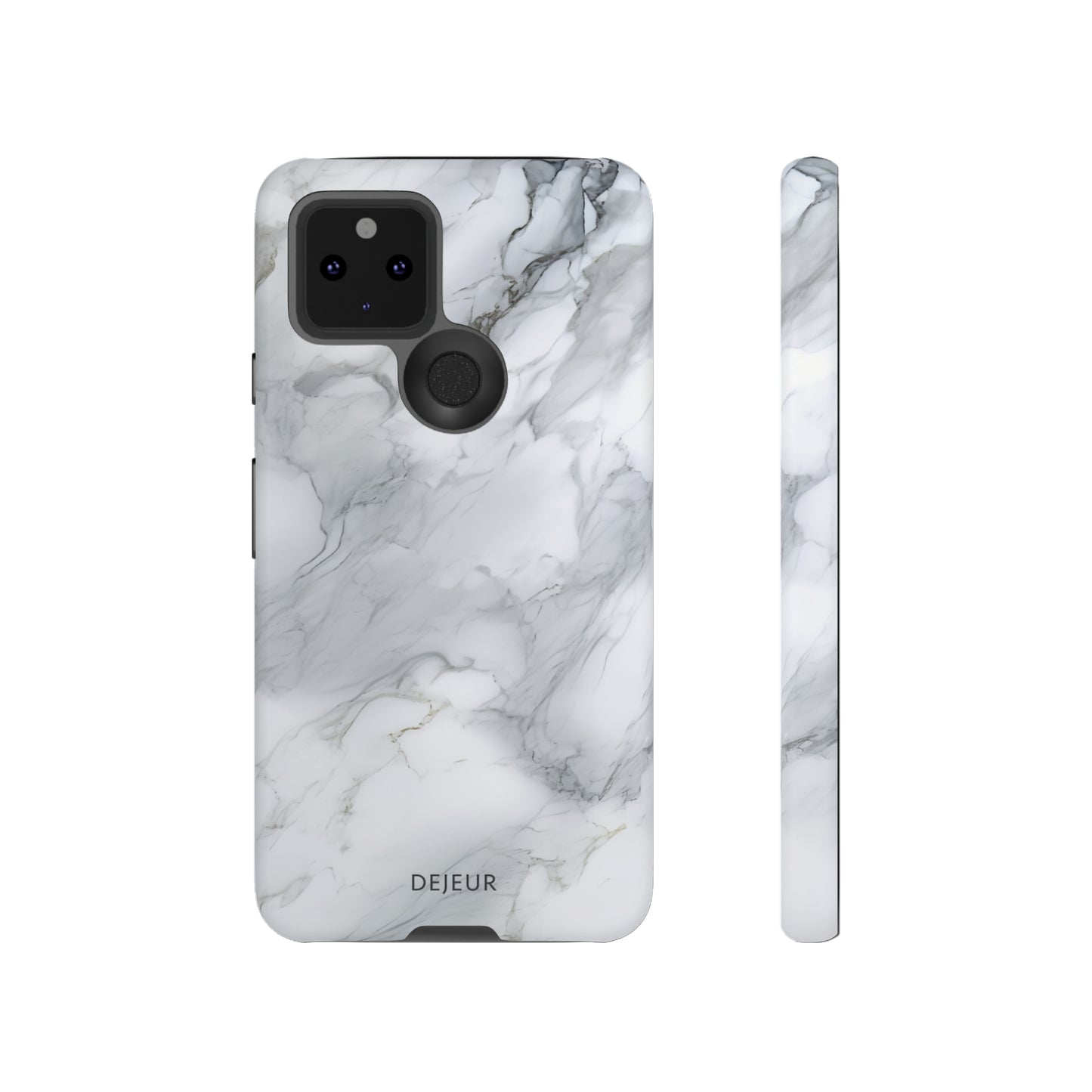 Platinum Silver Marble - Google Pixel Tough Case