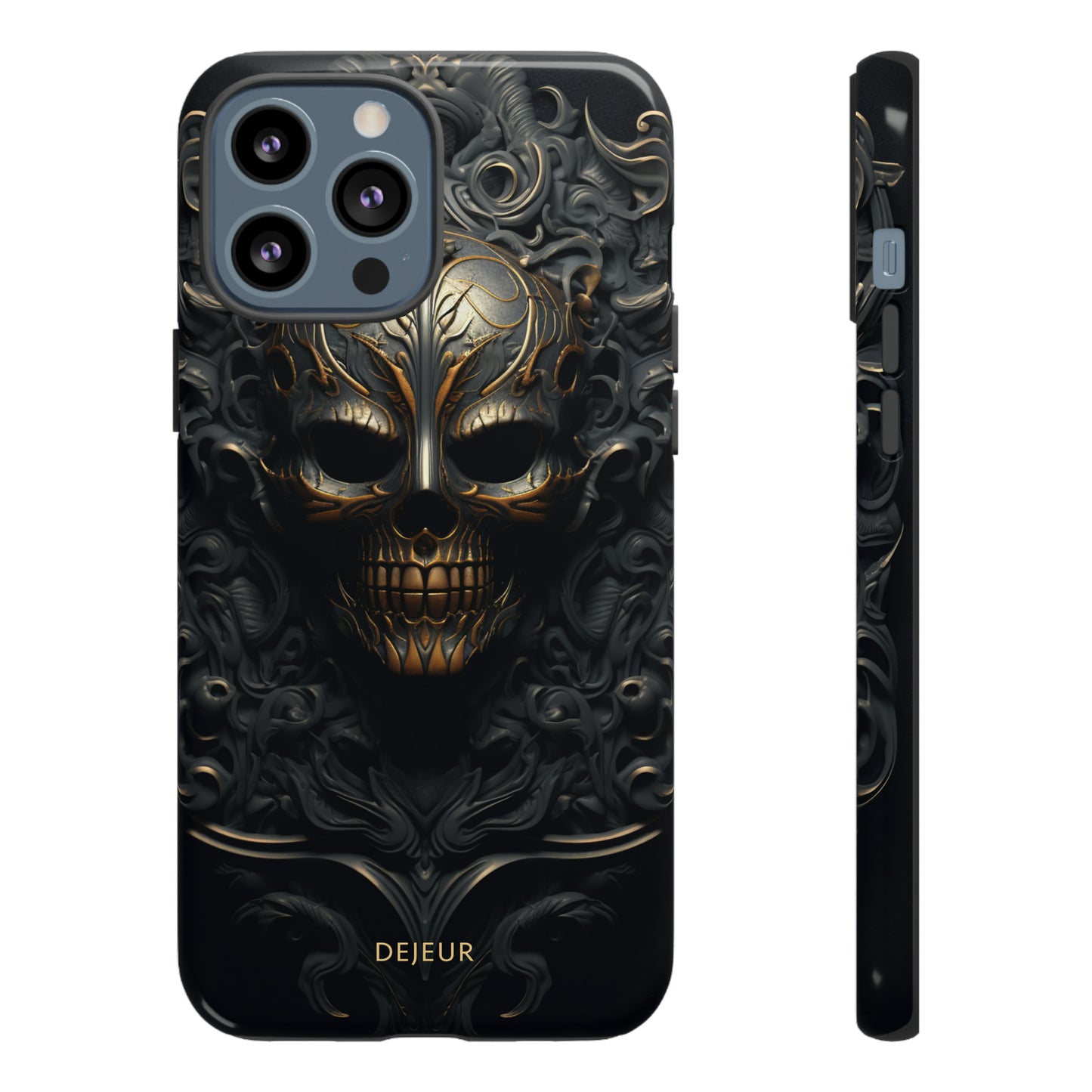 Dark Bronze Skull - iPhone Tough Case