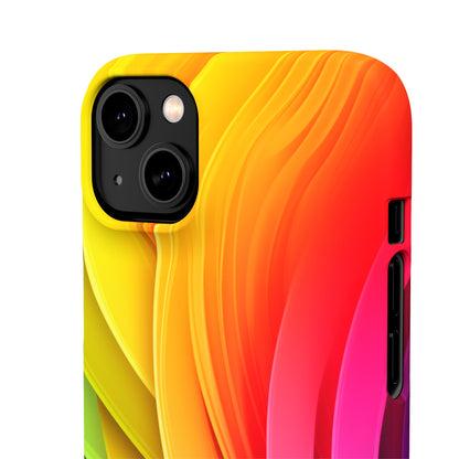 Rainbow Layers - iPhone Snap Case