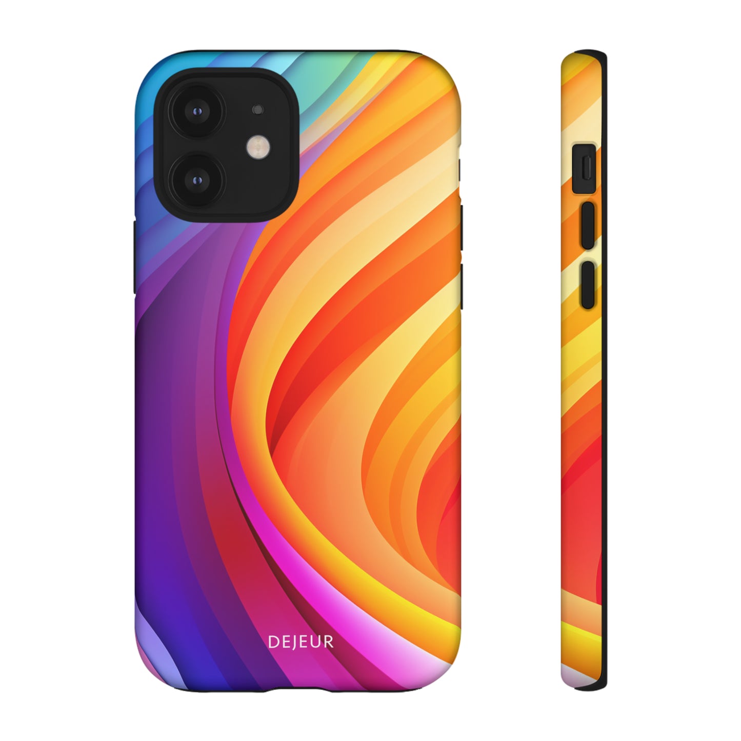 Rainbow Waves - iPhone Tough Case