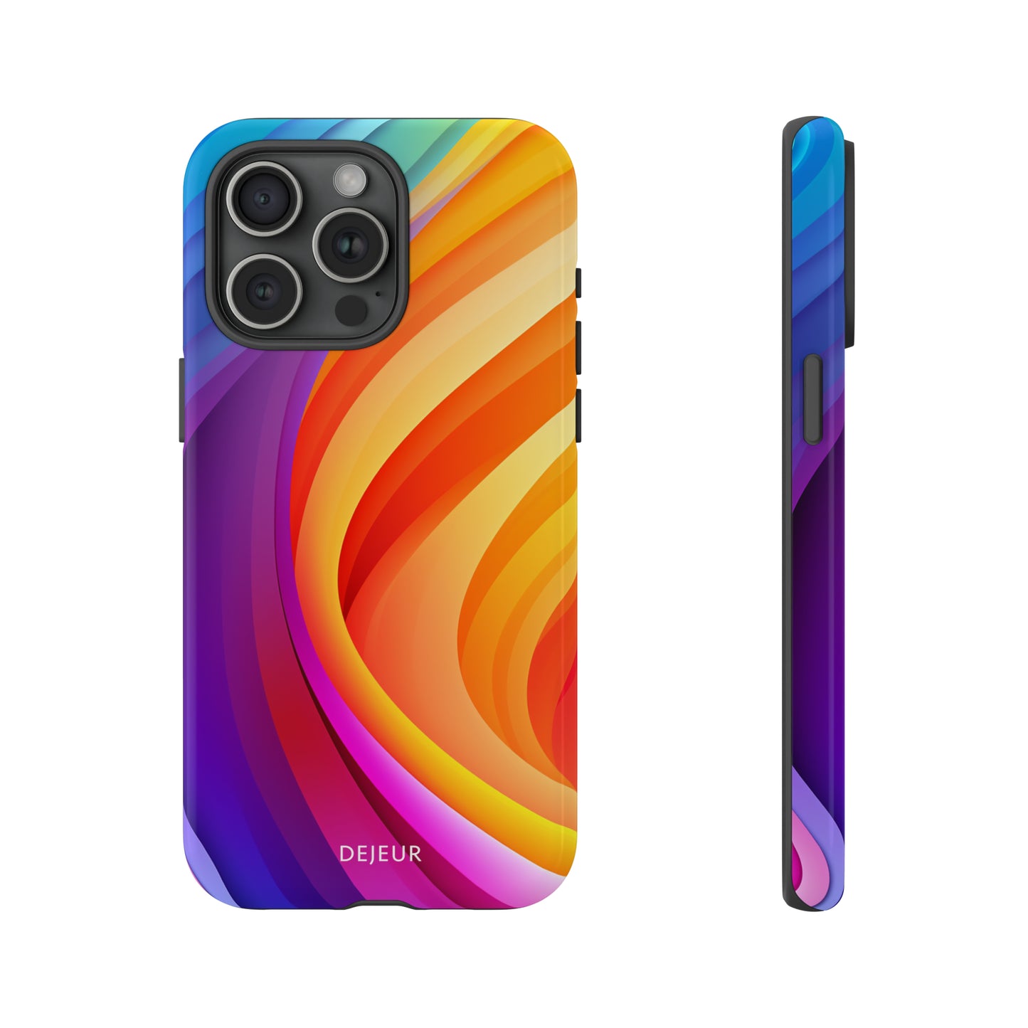 Rainbow Waves - iPhone Tough Case