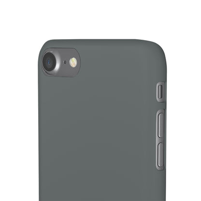 Graphite Grey B - iPhone Snap Case