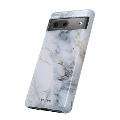 White Gold Marble - Google Pixel Tough Case