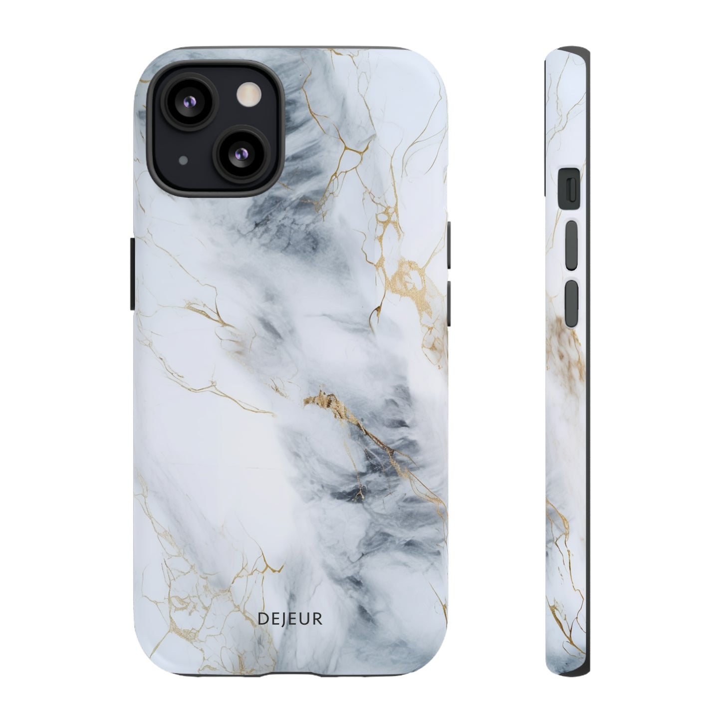 White Gold Marble - iPhone Tough Case