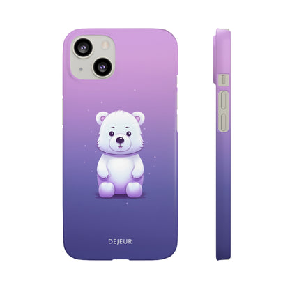 Violet Bear - iPhone Snap Case