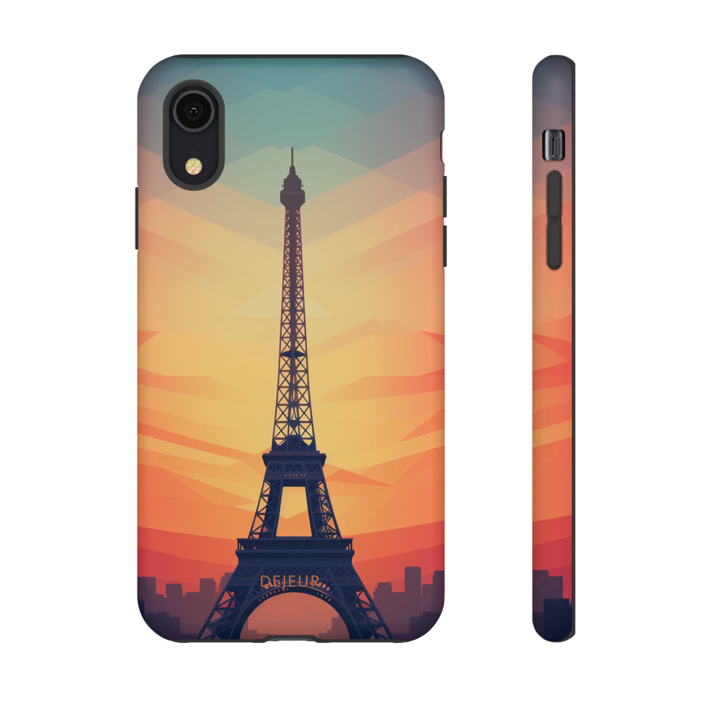 Eiffel Tower Sunset - iPhone Tough Case