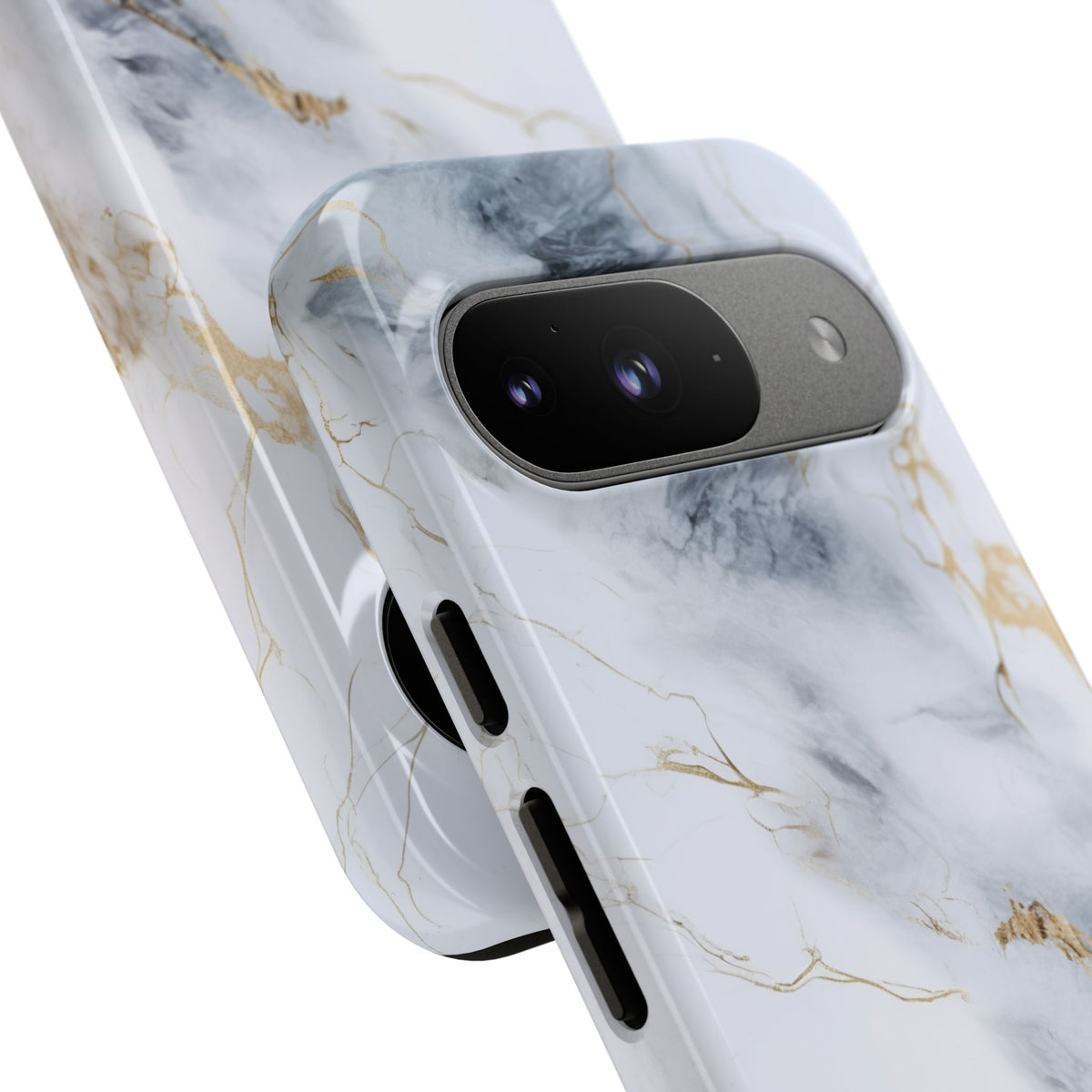 White Gold Marble - Google Pixel Tough Case