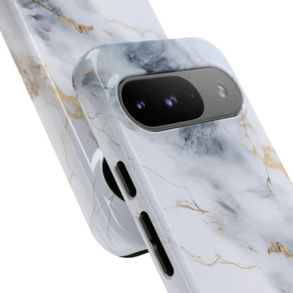 White Gold Marble - Google Pixel Tough Case