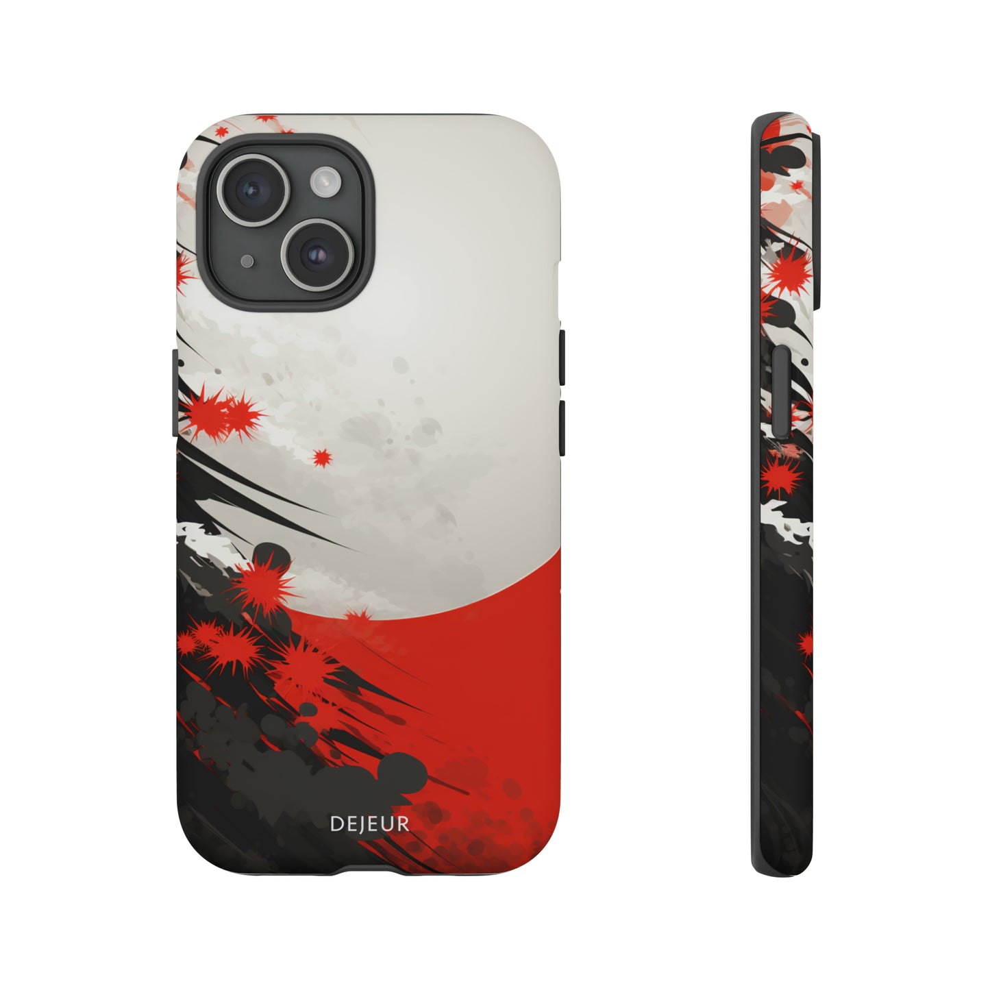 Japanese Abstract Splatter - iPhone Tough Case