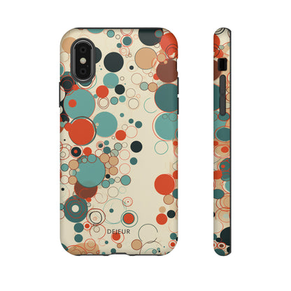 Pastel Line Circles - iPhone Tough Case