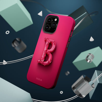 B Hot Pink - iPhone MagSafe Tough Case