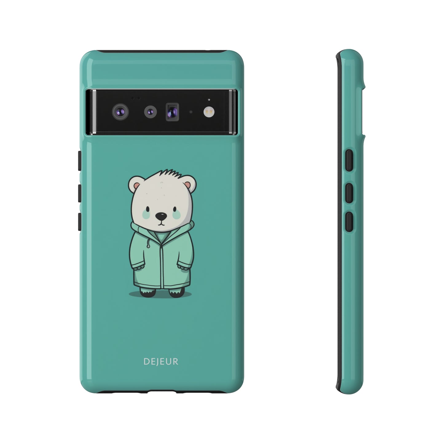 Aqua Coat Bear - Google Pixel Tough Case