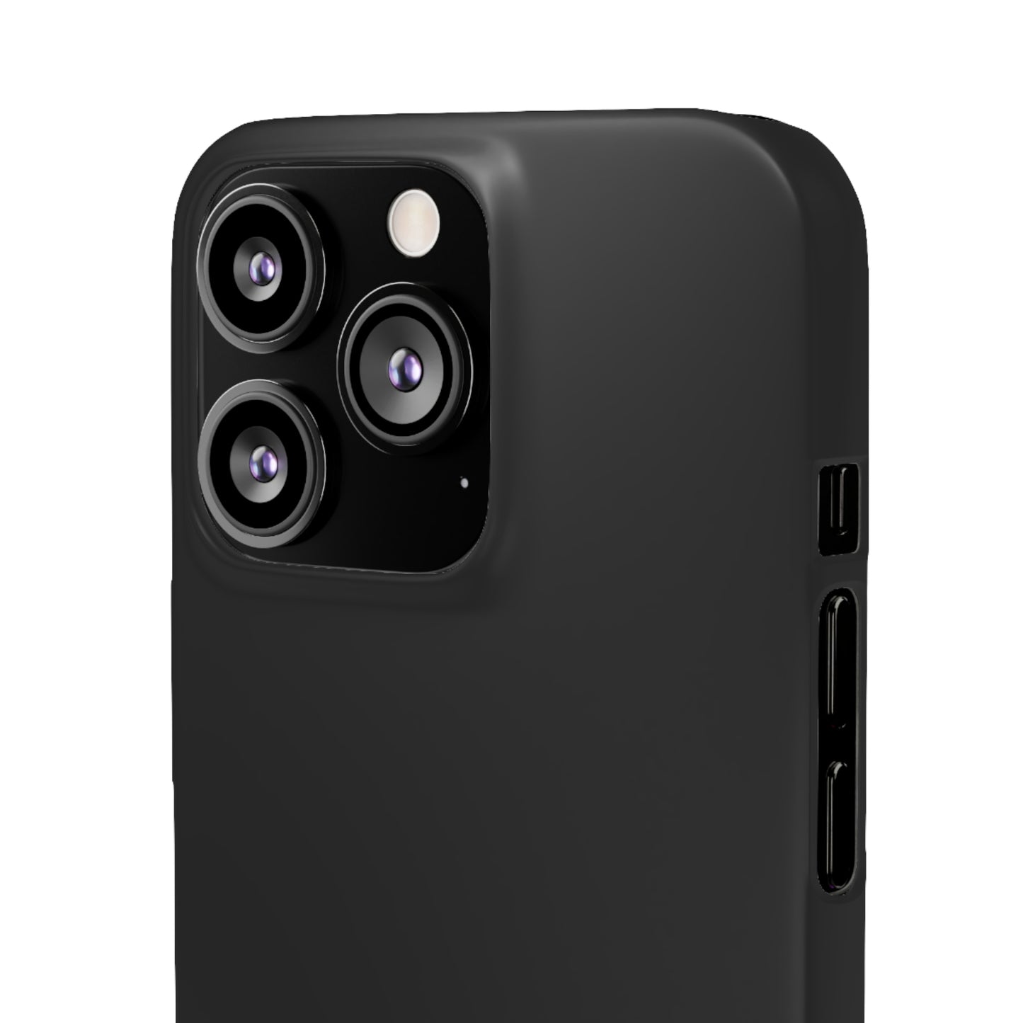 Pure Black - iPhone Snap Case