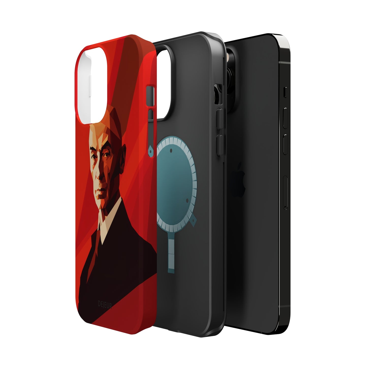 Oppenheimer Minimalist Portrait - iPhone MagSafe Tough Case